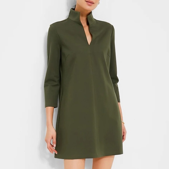 TUCKERNUCK Olive Green Ponte Clifton Dress - Picture 13 of 13